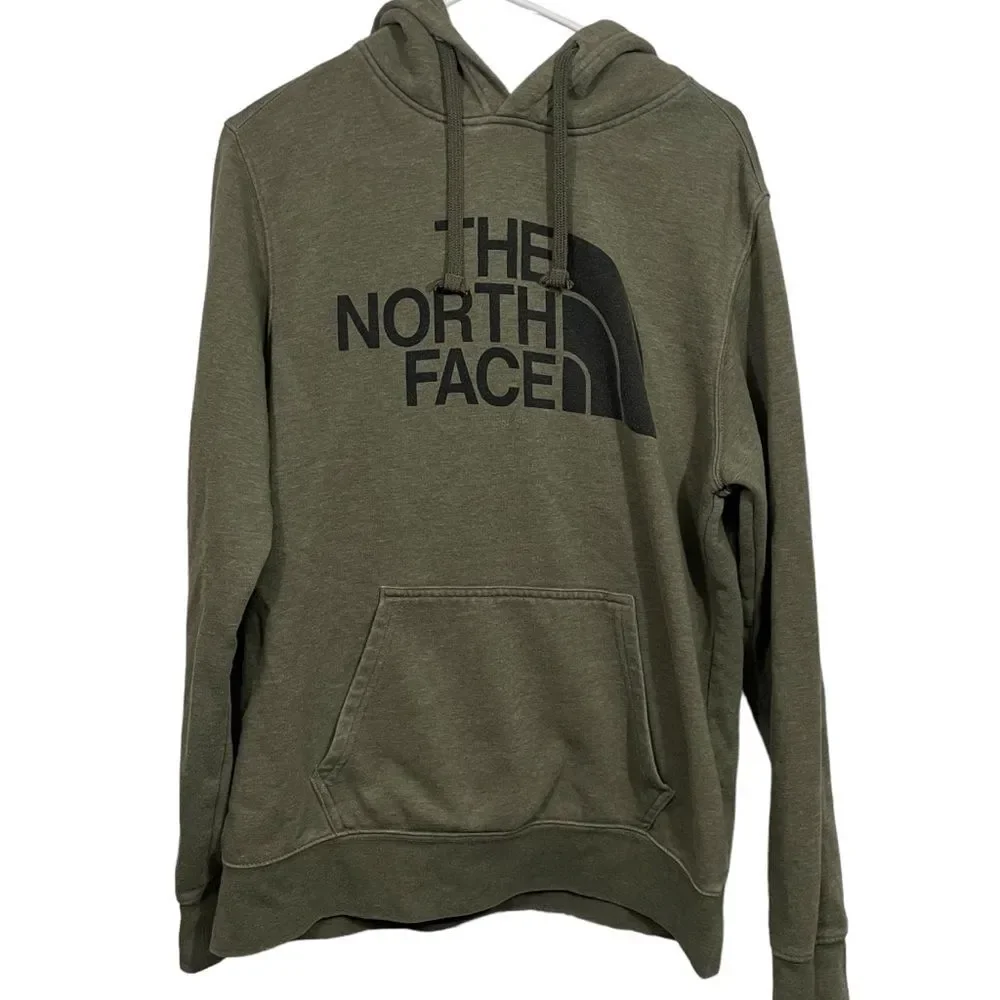 The North Face Olive Green Pullover Hoodie Sweatshirt